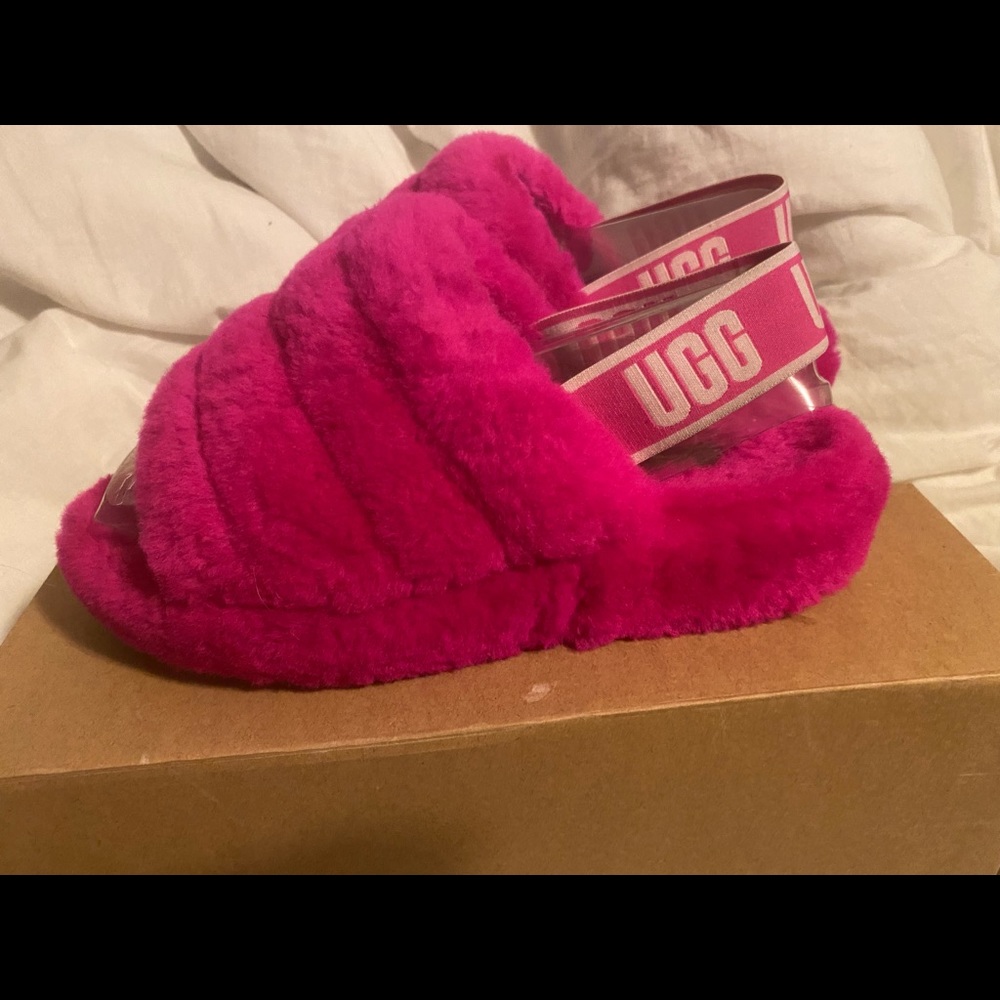 PINK UGG SLIDES WOMENS-7
